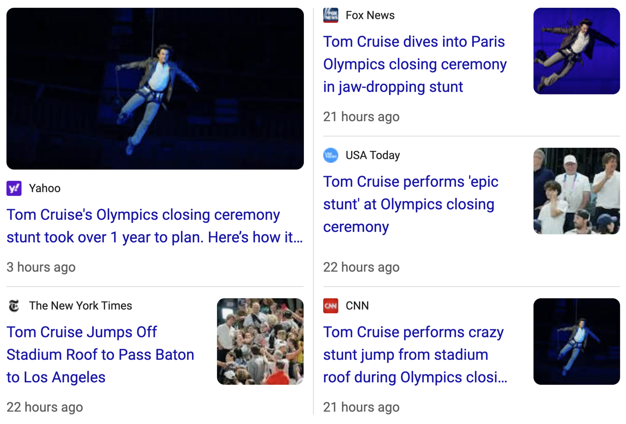 Tom Cruise closes out 2024 Olympics in tribute to the United States' 40